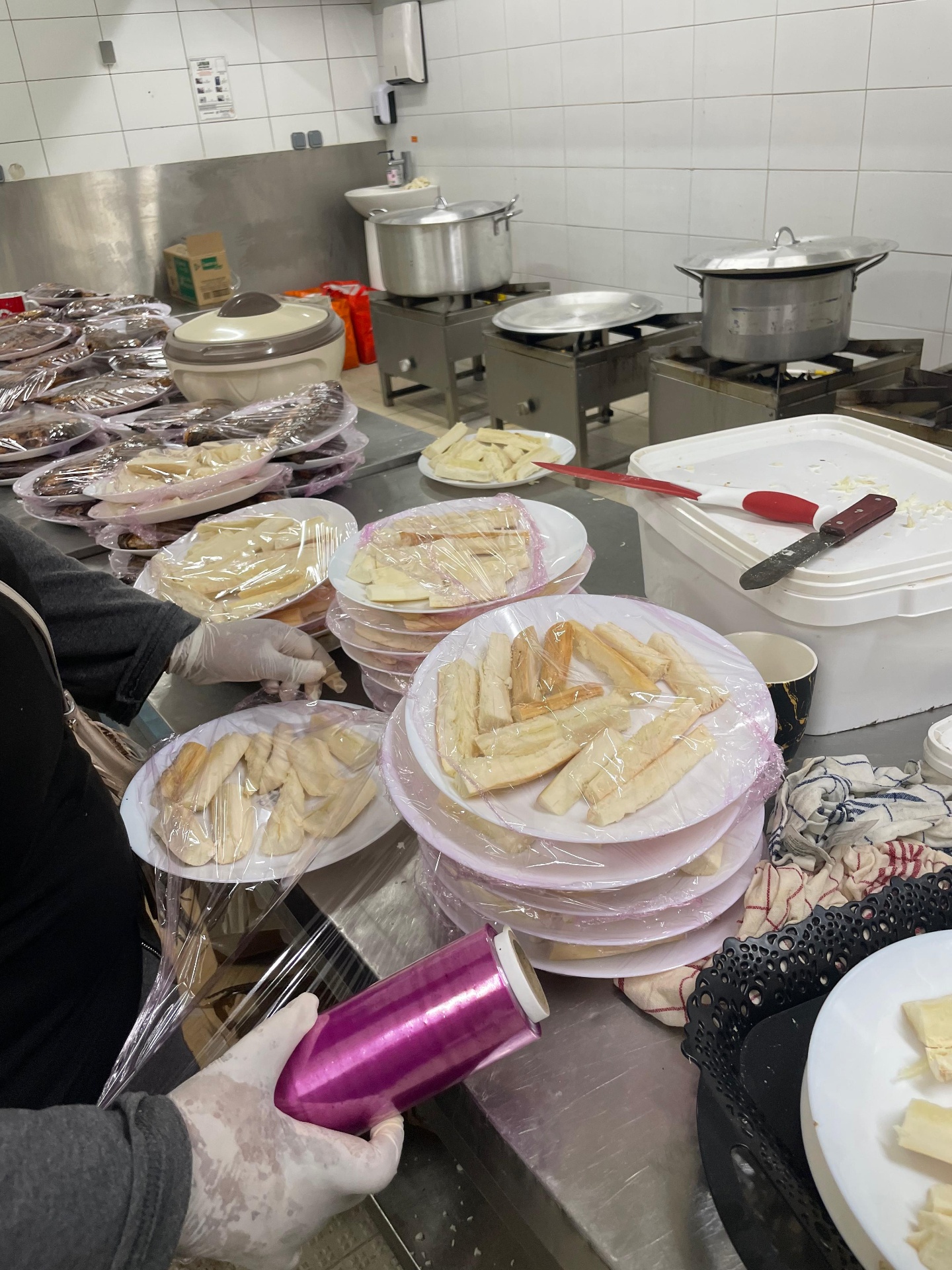 Préparation en cuisine